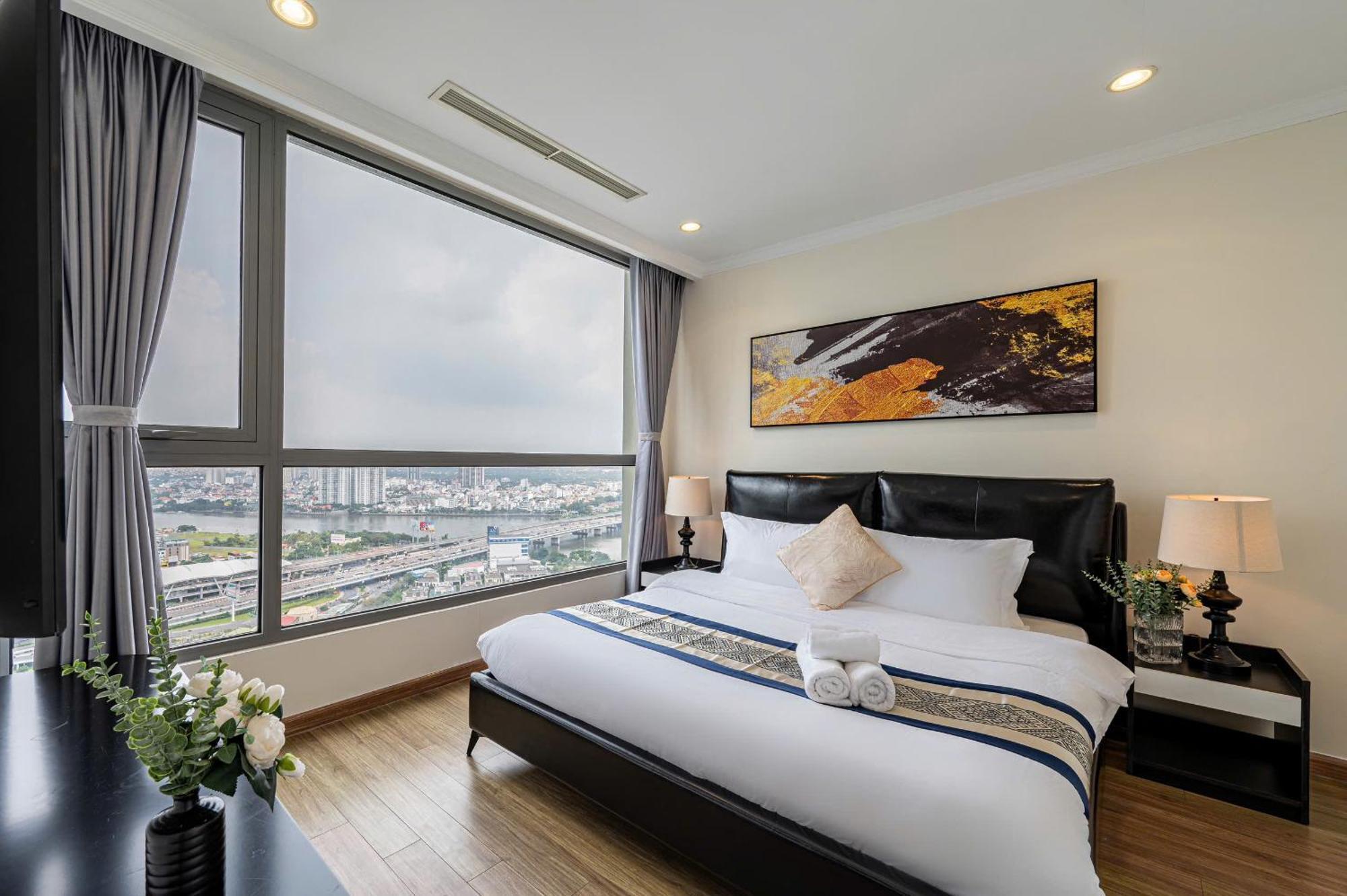 Luxury Apartment At Vinhomes Central Park Ho Chi Minh City Bagian luar foto