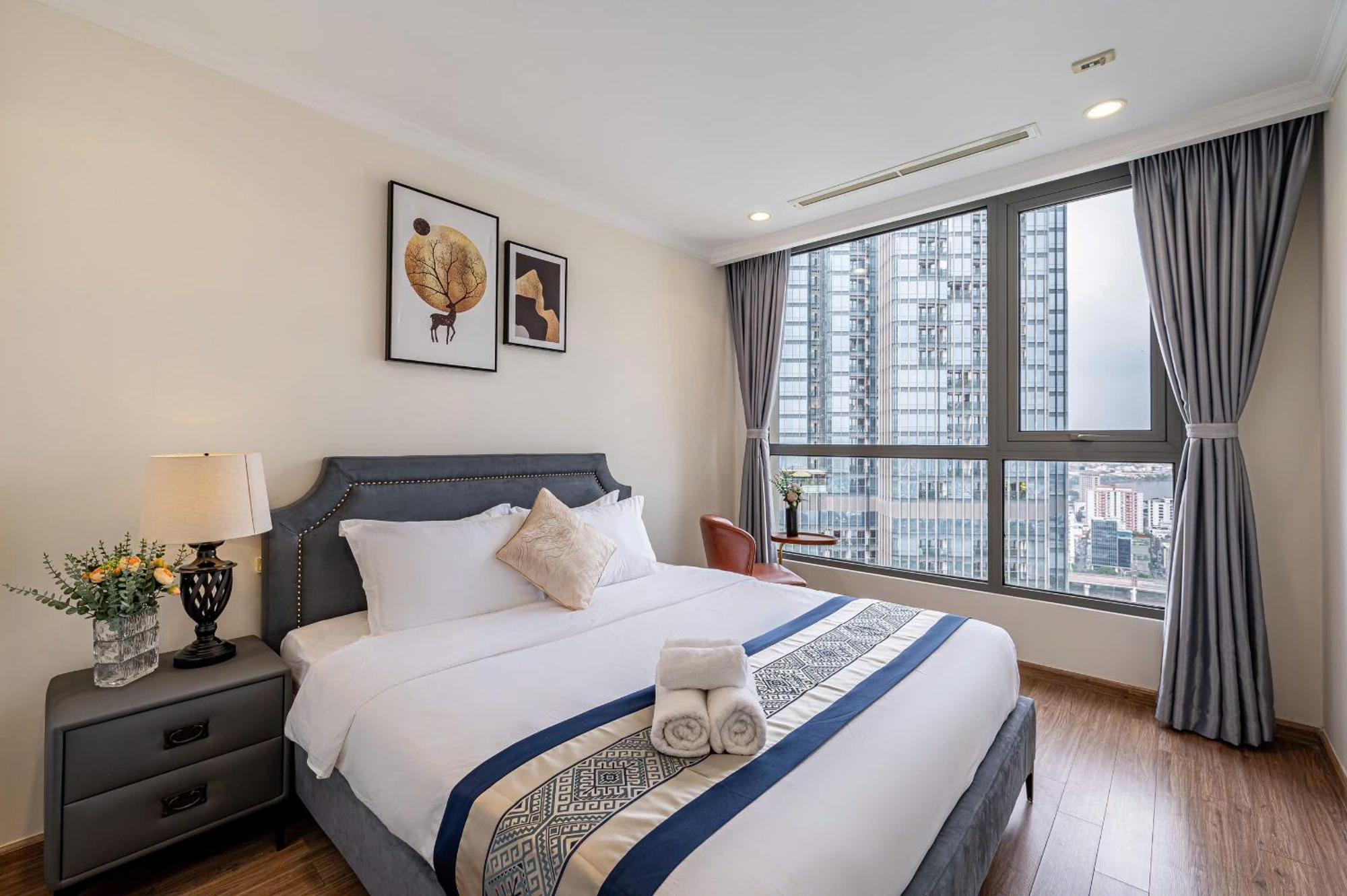 Luxury Apartment At Vinhomes Central Park Ho Chi Minh City Bagian luar foto